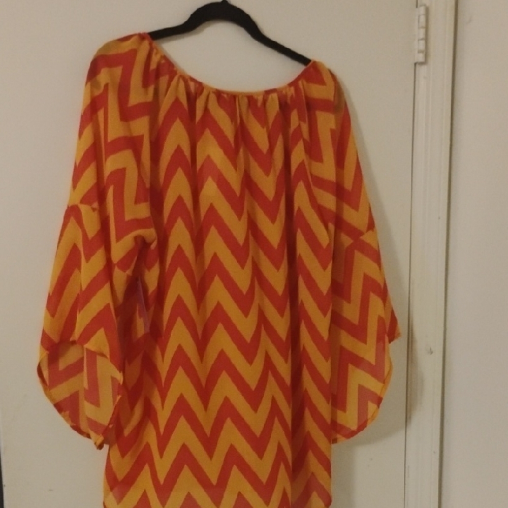 Chevron Patterned Blouse